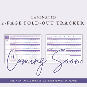 Mood & Moon - Laminated 2-Page Fold-Out Tracker (Coming Soon!)